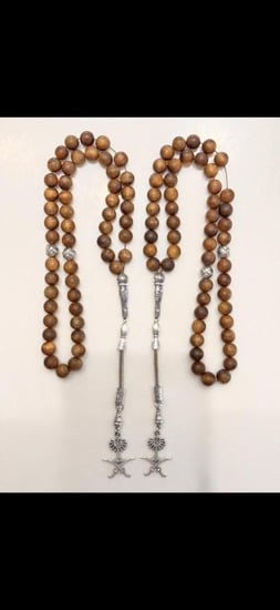 سبحة عود طبيعي ١٠٠% - كينام دبل