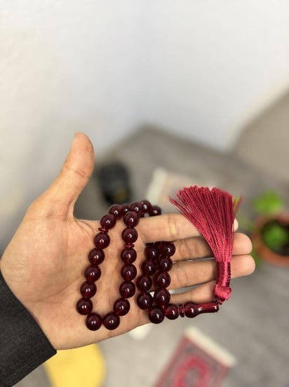 سبحة كراكيش  عنابي