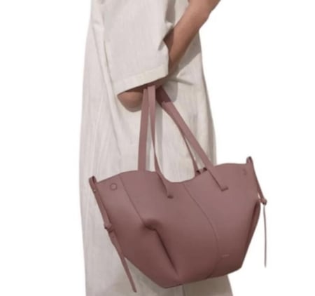 شنطة بولين - مقاس كبير وردي - توت باق