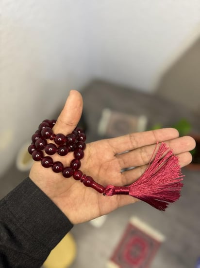 سبحة كراكيش  عنابي