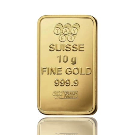 سبيكه ذهب 10 جرام عيار 24 – نقاء 999.9%