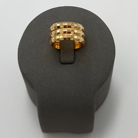 خاتم مرامي بحريني ذهب فاخر مقاس 7