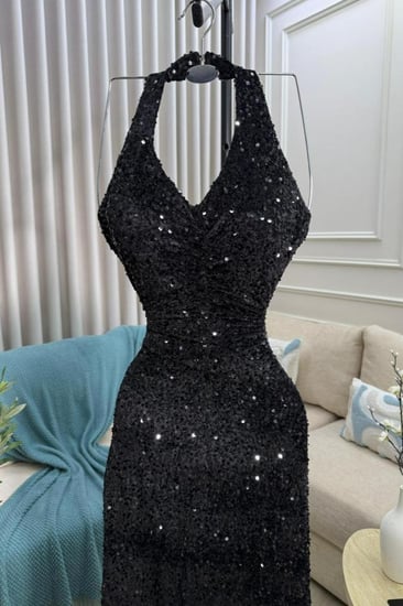 فستان رنا الأسود الانيق