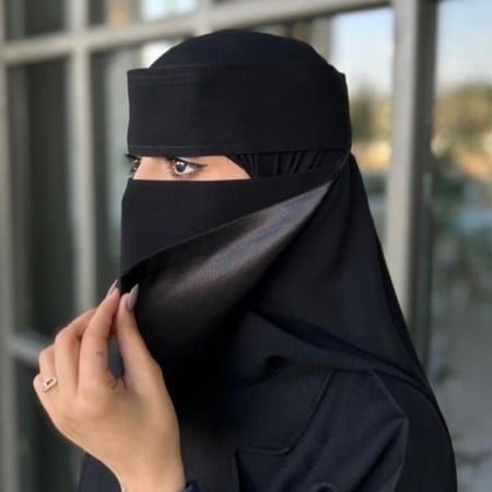 نقاب مشبك نقاب ربط طرحات ربط طرحه ربط