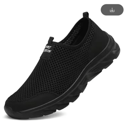 MAEDEF أحذية رياضية الرجال الصيف حذاء كاجوال الرجال شبكة تنفس في الهواء الطلق عدم الانزلاق حذاء رياضي الانزلاق على المتسكعون للرجال حجم كبير 38-46