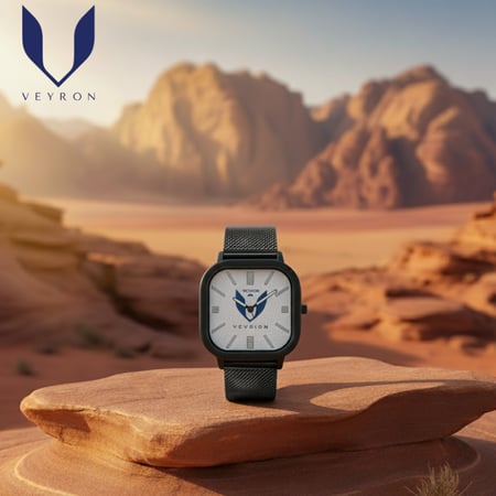 ساعة فيرون اللون الازرق