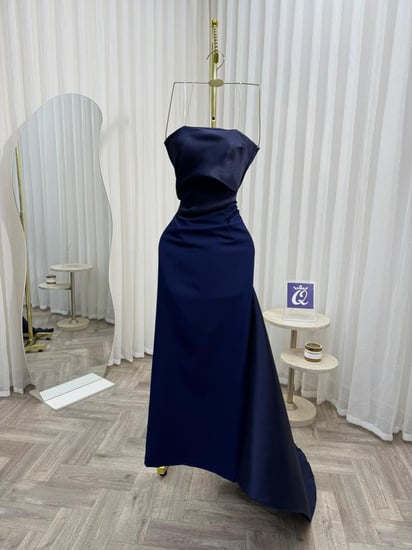 فستان سهره اللون  بنفسجي باربي مع ميكادو   من متجر جوهره LS