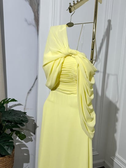 فستان ليموني فستان اصفر