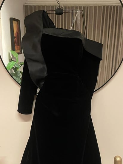 فستان سهره اللون اسود جوخ من متجر جوهره MN