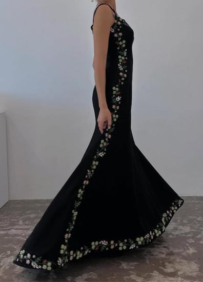 فستان سهره  اللون اسود باربي  تطريز يدوي كرستال مكثف من متجر جوهره FD