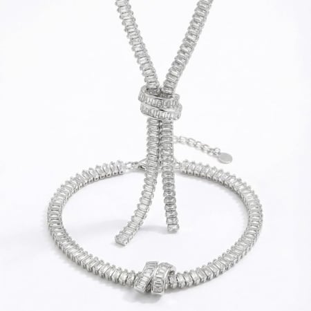 نصف طقم لاف نوت - LAV Knot - فضة عيار 925 مرصع بالباغيت