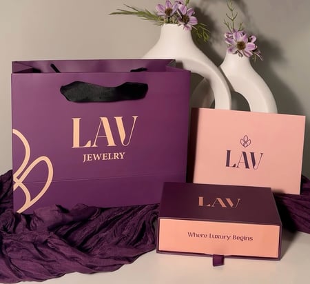 سلسال لاف بروميس - LAV Promise - فضة عيار 925 مطلي بالذهب