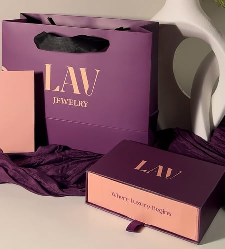 سلسال لاف بروميس - LAV Promise - فضة عيار 925 مطلي بالذهب