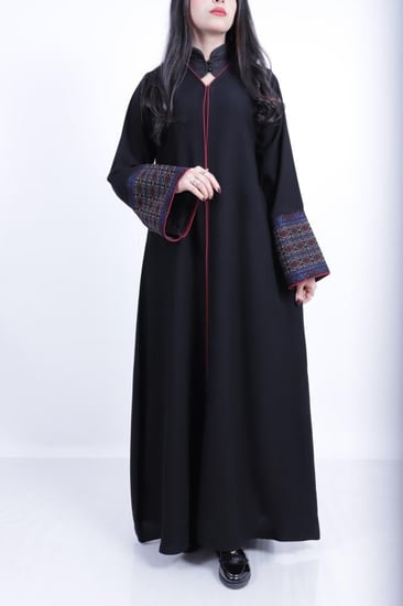 عبايه بتطريز كشميري-701