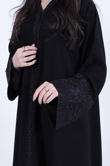 نص كلوش تدخيلة سوداء فخمة-806