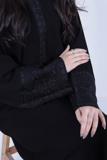 نص كلوش تدخيلة سوداء فخمة-806