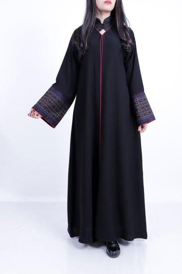 عبايه بتطريز كشميري-701