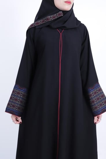 عبايه بتطريز كشميري-701