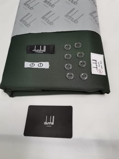 قماش دنهل  صيفي لون زيتي