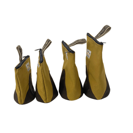 طقم اكياس سكر وشاهي لون بني عدد 4