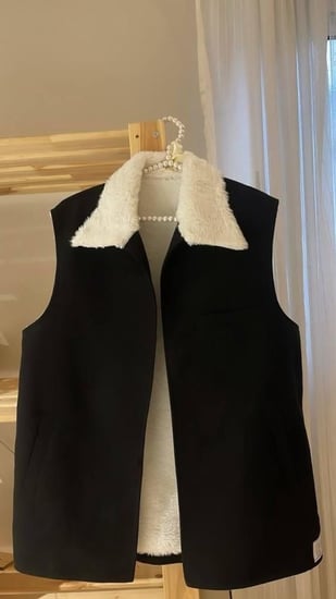 سديري شتوي جوخ مع فرو ناعم