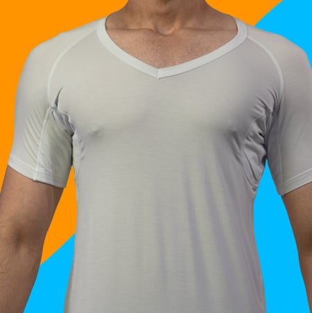 فنيلة رجالية ضد التعرق (رقبة شكل V)