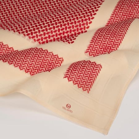 شماغ فلانتو velanto احمر بيج مميز