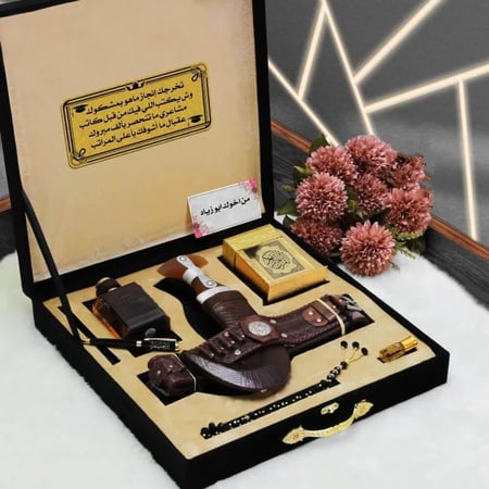 خنجر فاخر تصميم ملكي هدية رجالية فخمة من بوكس السعادة