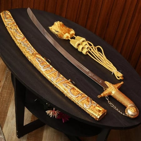 سيف التوحيد دمشقي نحت الأسم ليزر حسب الطلب