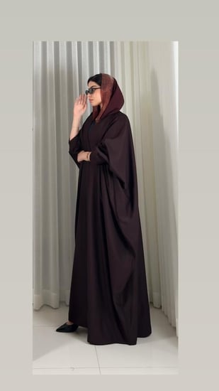 عبايه بشت دبل فيس