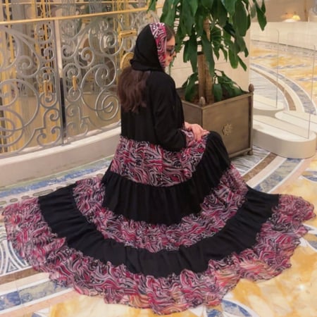 عباية الطبقات الشيفون