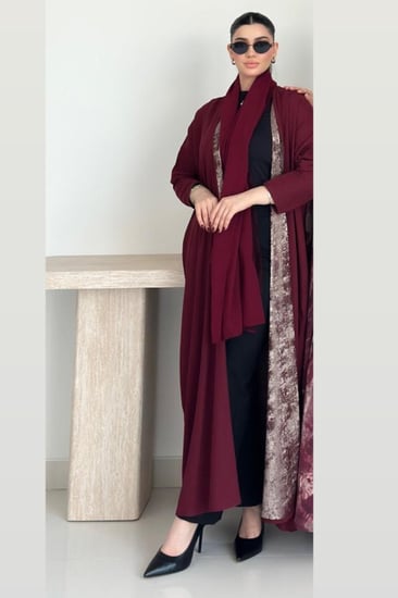 عبايه حرير لاميه