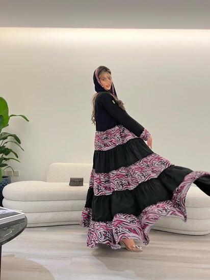 عباية الطبقات الشيفون