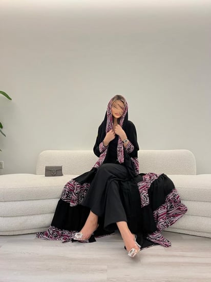 عباية الطبقات الشيفون