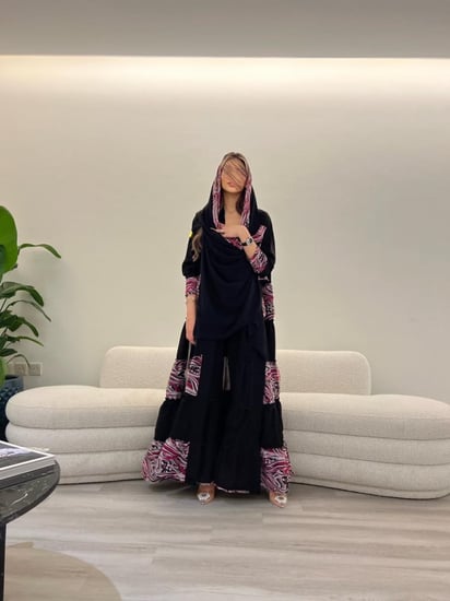 عباية الطبقات الشيفون