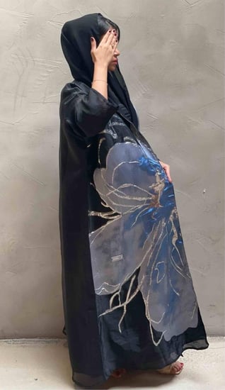 عباية فخمة وانيقة للمناسبات-عبايات عزة المتميرة