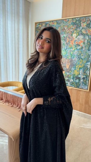 افضل عباية بشت سوداء للعيد