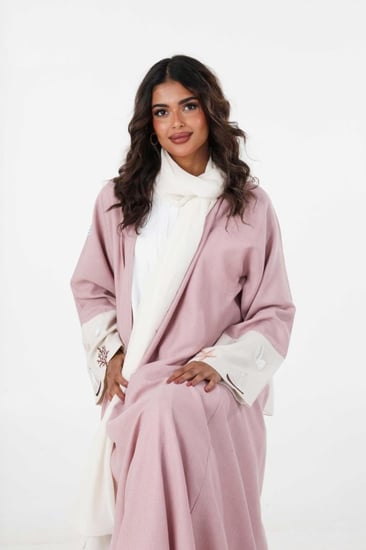 عباية لنن وردي