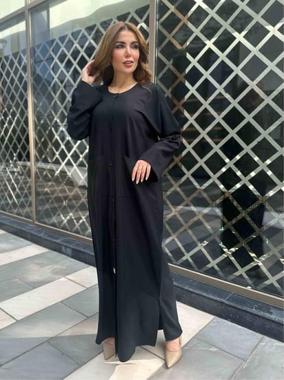 تصاميم حديثه من العبايات - عبايات عزة المتميزة