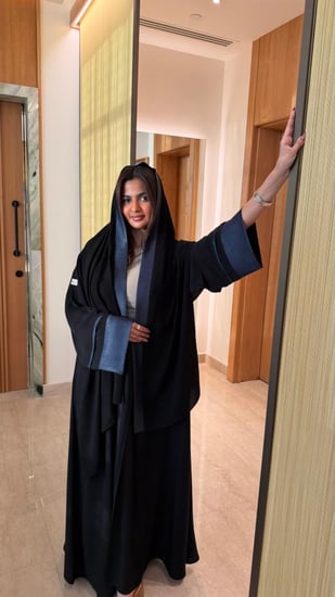 اجمل العبايات السوداء للعيد