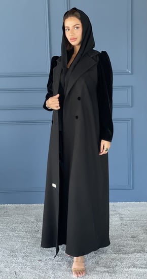 عبايات شتويه -عبايات عزة المتميزة