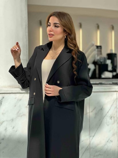 ارقى العبايات السوداء - تشكيلة واسعة من العبايات - عزة المتميزة