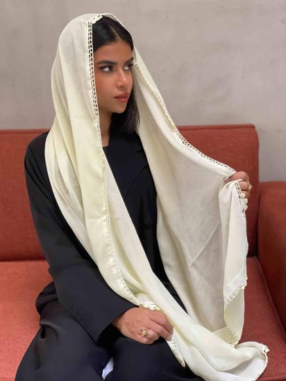 طرحة بوال ليموني-عبايات عزة المتميزة