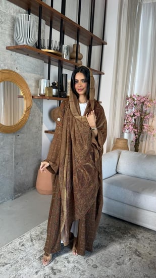 عباية حرير ايوان بني