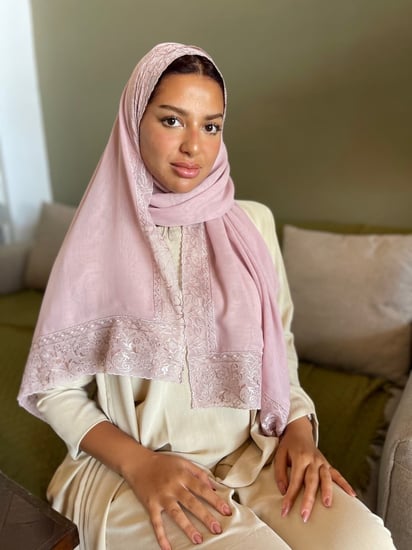 طرح بوال مطرزه طرح ملونه