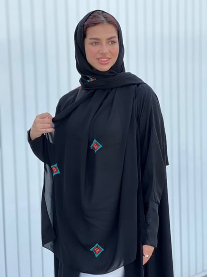 طرحة معين الالوان