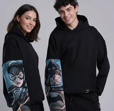 بلوفر هودي باتمان وكات مان الجديد