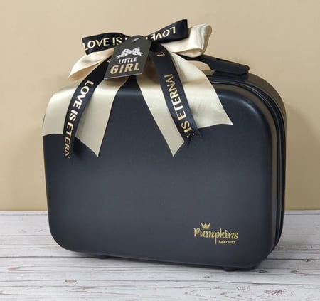 شنطة ملابس المواليد القلادة الفضية