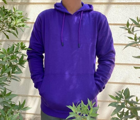 بلوفر قطن بنفسجي