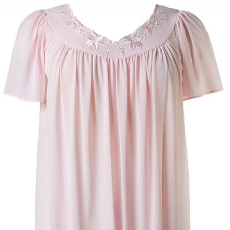 قميص طويل كم قصير من Miss Elaine - 50809